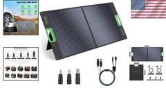 Lightweight 100W Solar Panel with Smart Charging for RVs & Power Stations