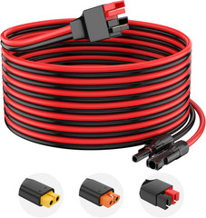 Solar to Anderson Extension Cable 10AWG Solar Connector for RV Foldable Solar Pa