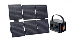 Wattbricks 100Watt Portable Power Station & 30Watt Portable Solar Panel Included