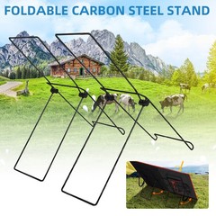Solar Panel Ground Mount Brackets Kit Roof Surface Adjustable Frame Stand