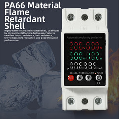 PA66 Overvoltage Protector AC 80-300V 63A for Shutter and Heating Systems