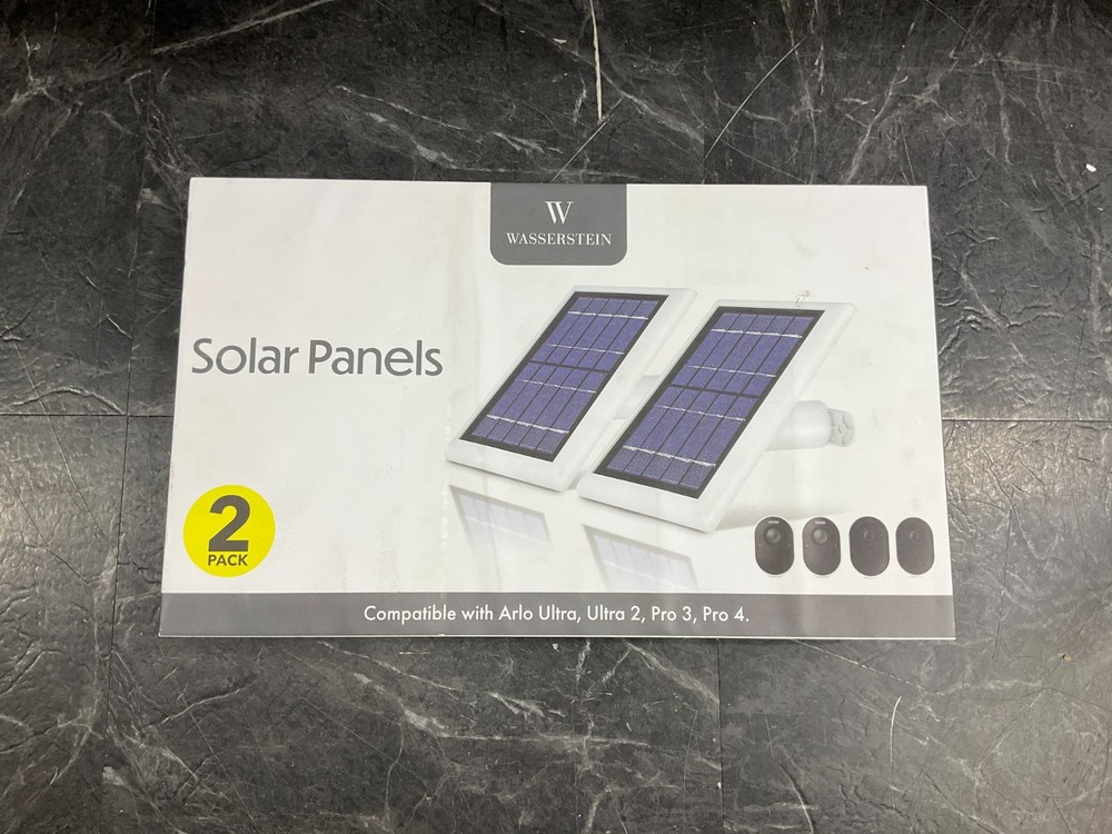 Wasserstein Solar Panels for Arlo Ultra Ultra 2 Pro 3 Pro 4 2 Pack White 6403467