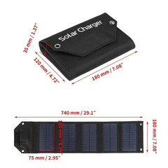 Folding Solar Panel 60W/80W/100W USB 5V Solar Charger Portable Solar Battery Pow