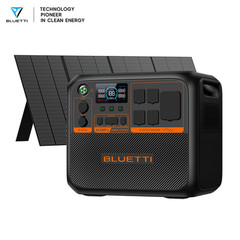 BLUETTI AC200PL+350W Solar Panel 2304Wh Portable Power Station for Home Backup