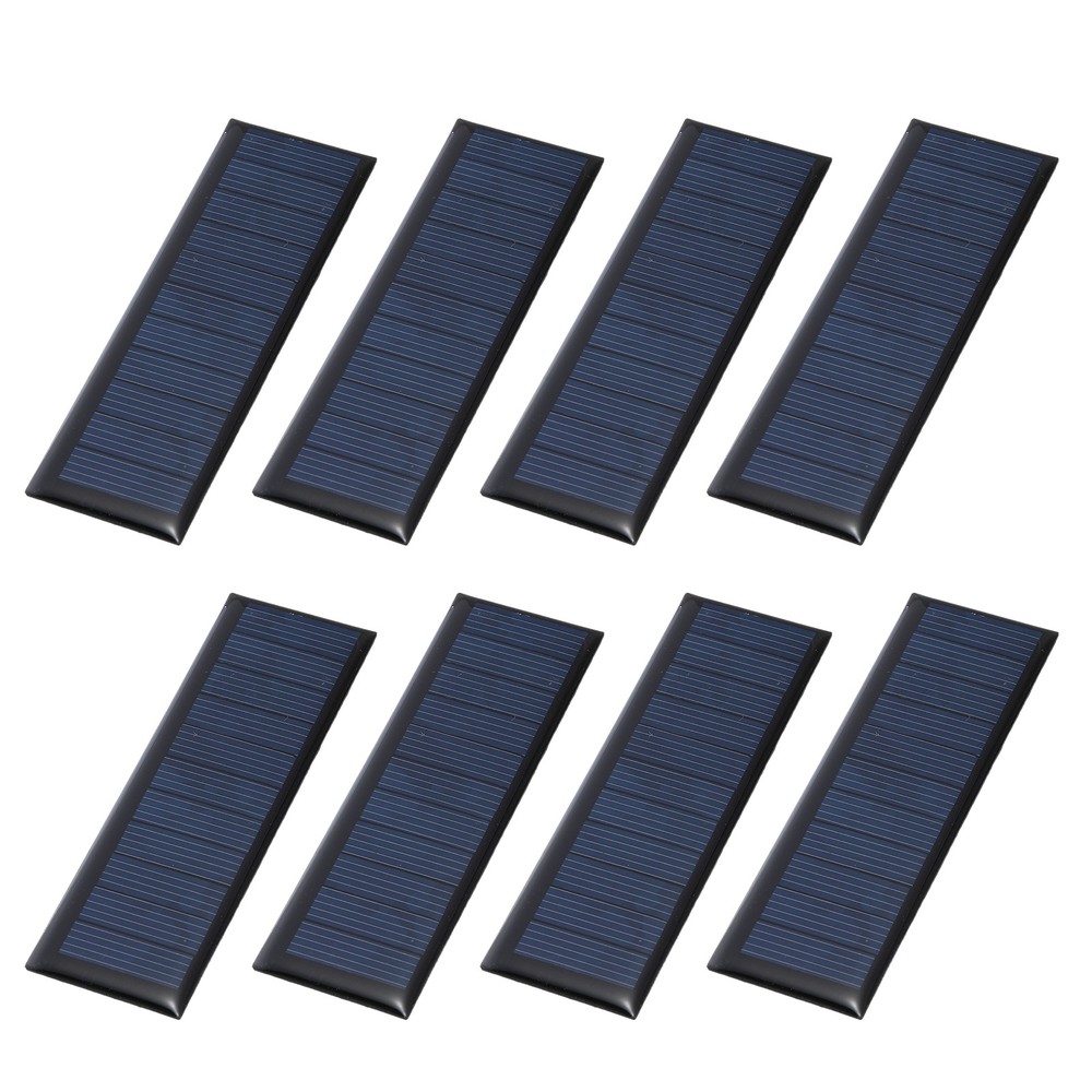 8Pcs 5.5V 0.33W 60mA Mini Solar Panels, Solar Photovoltaic Power Cell