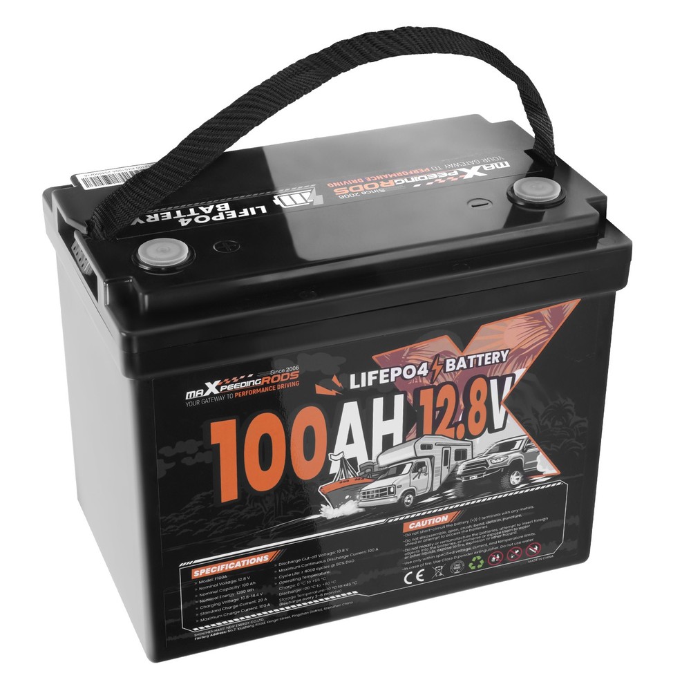 12V 100Ah LiFePO4 Deep Cycle Battery for Overland Off Grid RV Boat