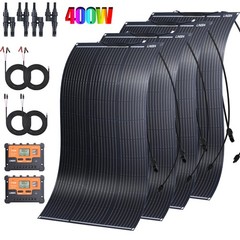 400W Flexible Solar Panel Mono 18V/12V/24V Power Camping Home RV Battery Charge