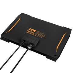 FlexSolar 40W Foldable Solar Panel Charger USB-C USB-A DC Output Waterproof Hike