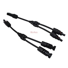 Solar Panel Y Branch Cable Connection Waterproof Adapter Connector Extension US