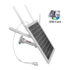 Multi-band 4G SIM solar panel router 10*18650 battery support 4G/ network port