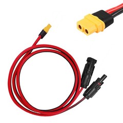 12AWG XT60 Solar Cable 10FT Solar Panel Extension Cable for RV Solar Generator