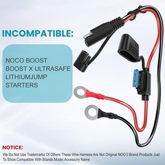 Versatile SAE Battery Connector – 2FT Waterproof Cable for Motorbikes & Cars
