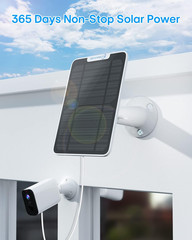 6W Solar Panel Charger Compatible with Arlo Ultra/Ultra 2/Pro 3/Pro 4/Pro 3 Floo