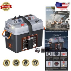 Smart Battery Box 12V/24V Power Center – Safe & Portable