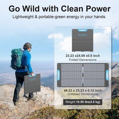 Solar Panel Portable 110W 220W 400W for Jackery Explorer 2000 v2 Power Station