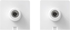 2 Pack White 1/4-Inch Threaded Mount Adapter for Ring Solar Panels