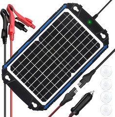 Pro Solar Battery Charger & Maintainer, Waterproof 12W for Automotive and Marine