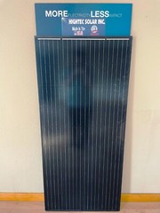 2- 215W Solar Panel Off Grid RV Boat solar panels BLACK FRAME BLACK FRONT new