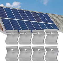 10Pcs Solar Panels Mid Clamps for Unistrut Aluminium Panel Brackets 30Mm/35Mm US