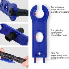 Solar Crimping Tool for Solar Panel Cable with 12 Pairs Solar Connectors