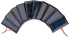 10Pcs 5V 30Ma Mini Solar Panels for Mini Solar Cells DIY Electric Toy Materials