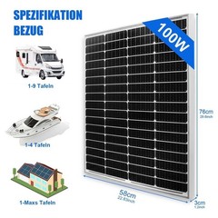 300W Watt Solar Panel Kit 12V Mono Solar Panels RV Marine Home Camping Off Grid