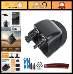 Solar Cable Entry Gland Kit – 10AWG Copper Wire, UV Resistant Dual Housing for R