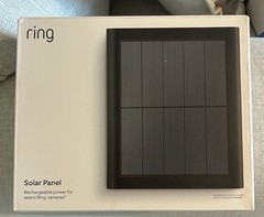 Ring Solar Panel 5V Monocrystalline Weather Resistant USB Black Open Box