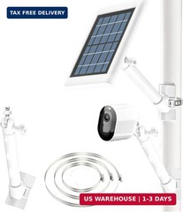 Ring Wall Mount for Cameras and Solar Panels -White