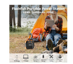 [ BIG SALE ] Flashfish Mini Solar Generator 98Wh