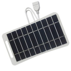 5V 2W USB Solar Panel Charger for Charging Phones Weather Resistant Charger
