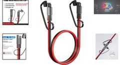 Reliable SAE to SAE Extension Cable 3.3FT – Perfect for Solar Panels and More
