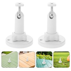 4Pcs Reusable Solar Panel Mount Brackets White ABS Adjustable Roof Stand