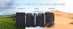 40W Foldable Waterproof Mono Solar Panel Charger RV with USB-C & USB-A Power NEW