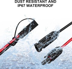 UV Resistant SAE Connector Cable for Battery Charger
