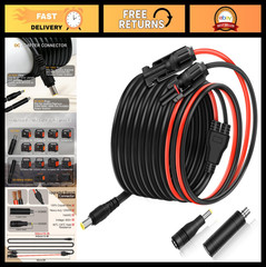 16.4FT Solar Panel Adapter Cable MC-4 to DC 8mm for Power Stations 12AWG