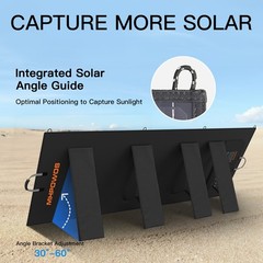 MHPOWOS Solar Panel 400W 220W 110W for Anker SOLIX C1000 Gen 2 Power Station