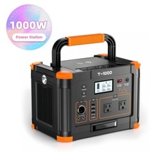 GNC 1000W 999Wh Solar Portable Power Station Generator