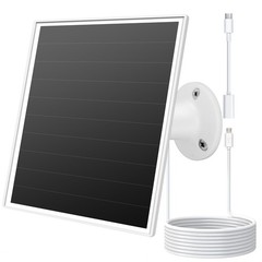 6W Solar Panel for Outdoor with Micro USB & USB – Port, Solar Panel Charger f…