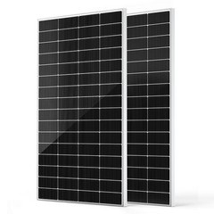 HQST N-Type 16BB 2 Packs 200W Solar Panel, Compact & Lightweight Solar Panels