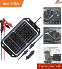 Waterproof 12W Solar Charger – UltraSmart MPPT for Hassle-Free Charging