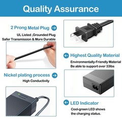 65W AC/DC Adapter Compatible with GRECELL T300 Portable Power Station 300W (P…
