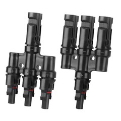 Solar Panel Connectors T Branch Connectors Cable Splitter Coupler 1 Male to 3…