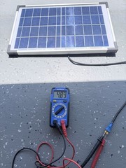 Polycrystalline 4.8V Rigid Solar Panel 12x8in EC3 Off-Grid RV Camping