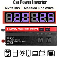 5000W Complete Solar Panel Kit with Controller & Inverter Home 110V Grid System