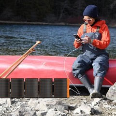 FlexSolar 60W Portable Solar Panel PD3.0 USB C QC3.0 Foldable