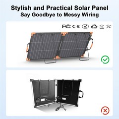 100W Solar Panel For Jackery Portable Power Station Explorer 1000 Outdoor RVs