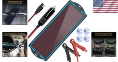 Lightweight 12V Solar Panel Kit with Visual Indicators – Easy Installation