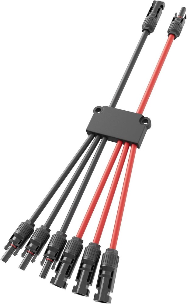 Solar Connectors Cable for Solar Panels Cable Splitter Y Branch Parallel Adapter