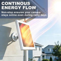 Solar Panel Carger for Ring Spotlight Cam Plus/Pro and Stick Up Cam Battery